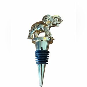 Lilly Pulitzer Gold Elephant Wine Bottle Stopper